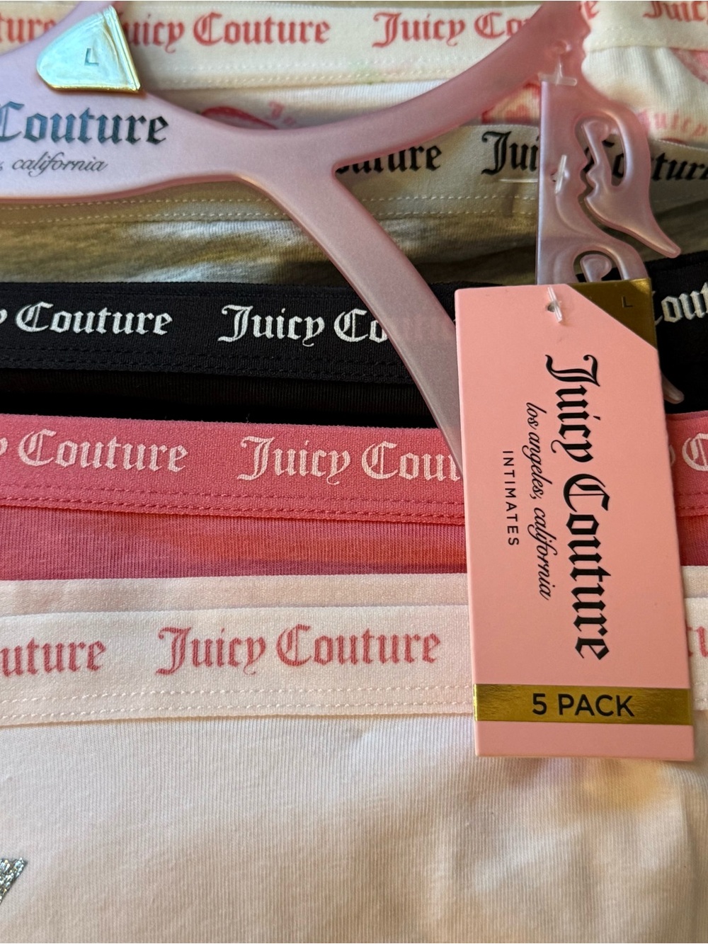 🫶🏻 Juicy Couture Glitter Logo Boyshort Panties - Picture 4 of 4